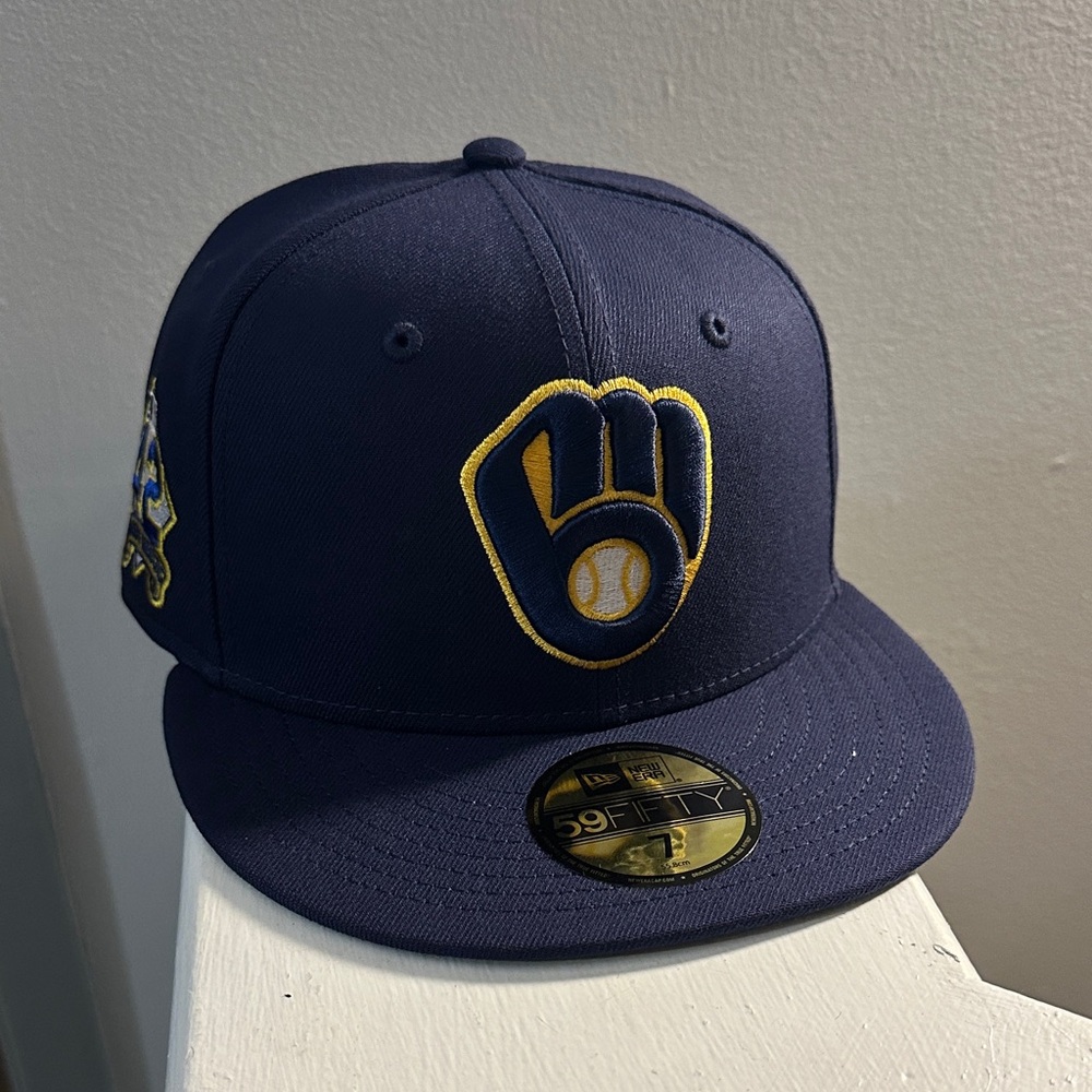 Brewers New Era Jackie Robinson edition fitted hat